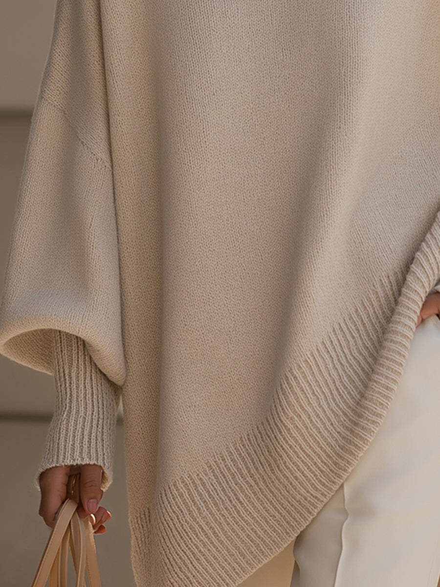 NOUVEAU RICHE Inspire | Damen Oversized Pullover - Weicher & Gemütlicher Strickpullover in Loose Fit Optik