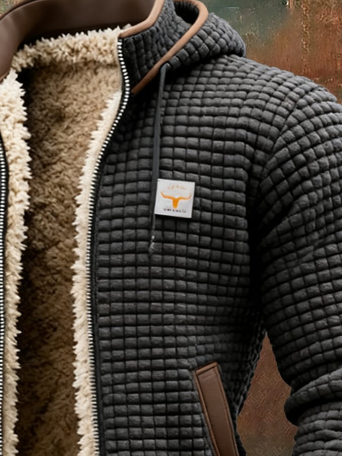 NOUVEAU RICHE Admire | Herren Polar-Fleece Thermo-Jacke
