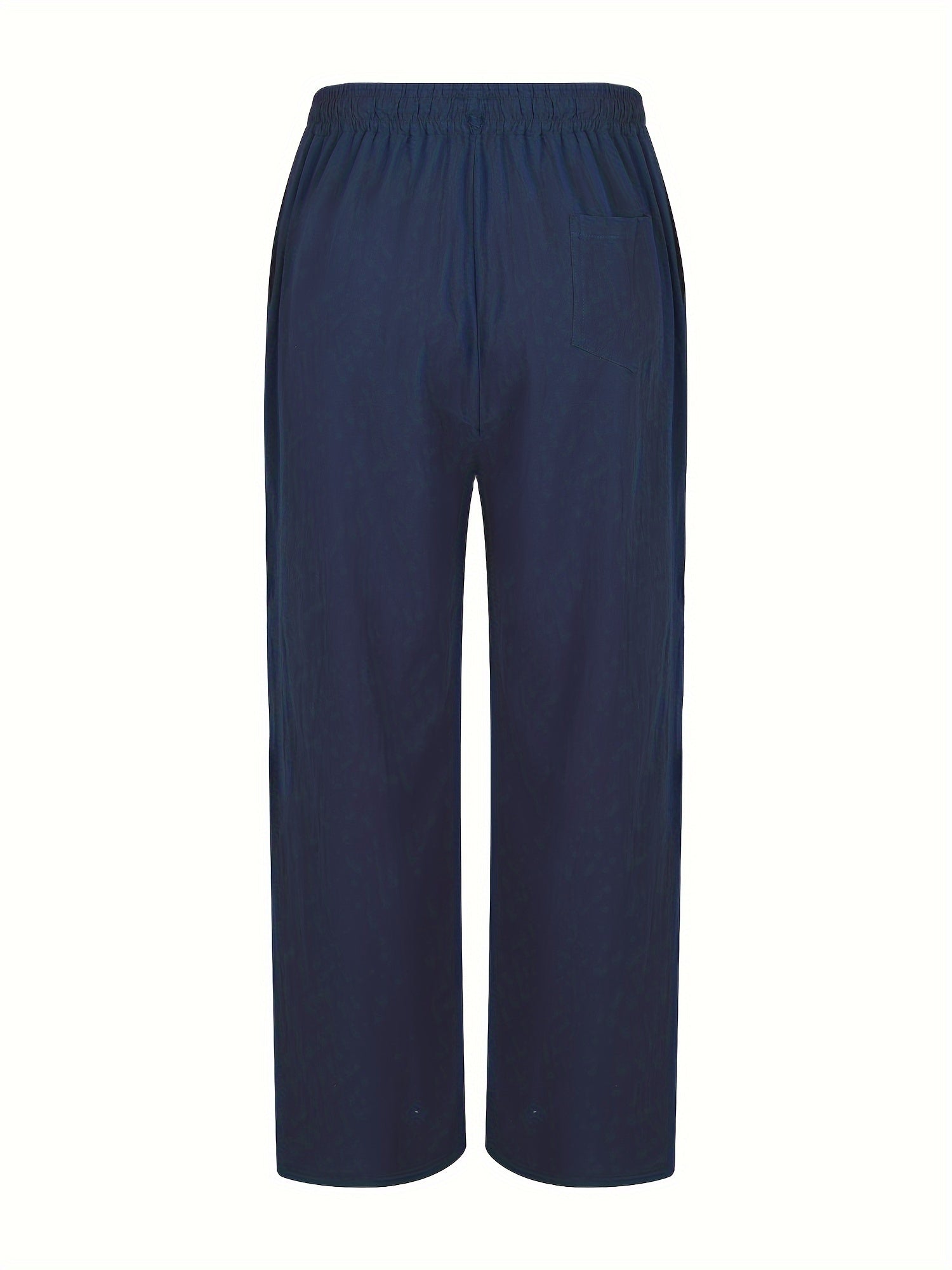NOUVEAU RICHE Leinenhose Herren Elastischer Bund Lockere Atmungsaktiv