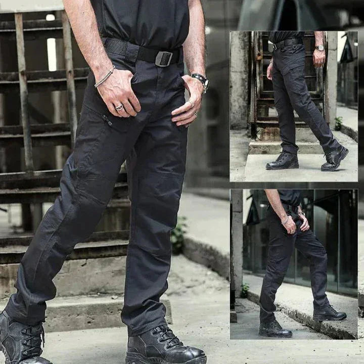 NOUVEAU RICHE Outdoorhose Herren Mit Strukturierte Oberfläche Verstellbar