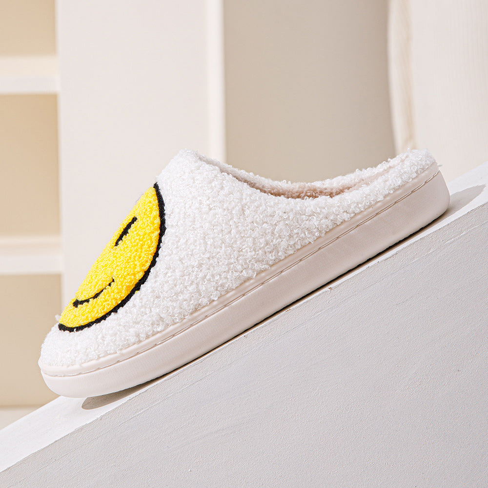 NOUVEAU RICHE Unisex Pantoffel Lächeln-Muster Warm Und Weich Hausschuhe
