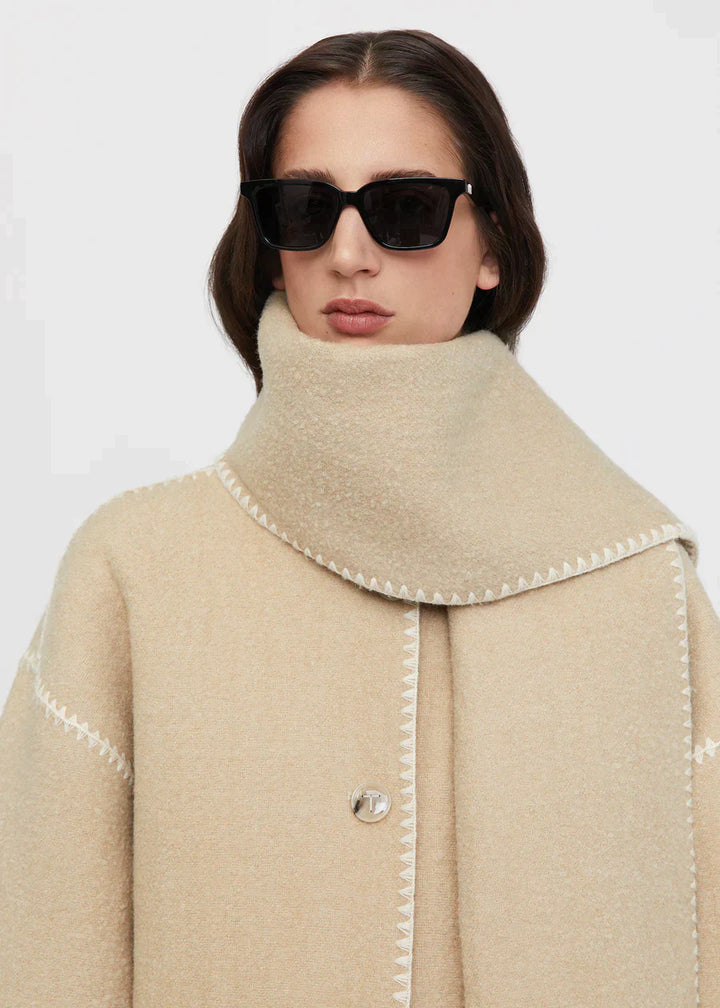 NOUVEAU RICHE Damen Schaljacke – Elegante Jacke für Wärme und Stilvolles Selbstvertrauen
