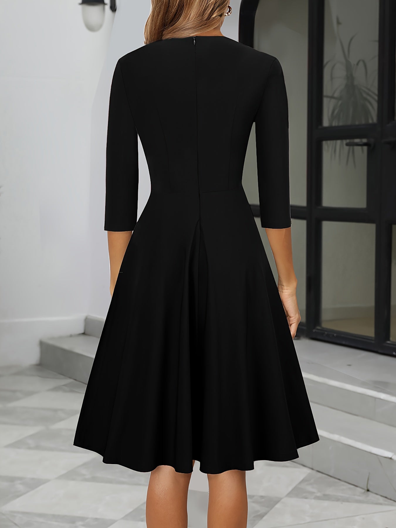 NOUVEAU RICHE Damen Abend Kleid Elegantes Midi Anlässe Besondere Anlässe