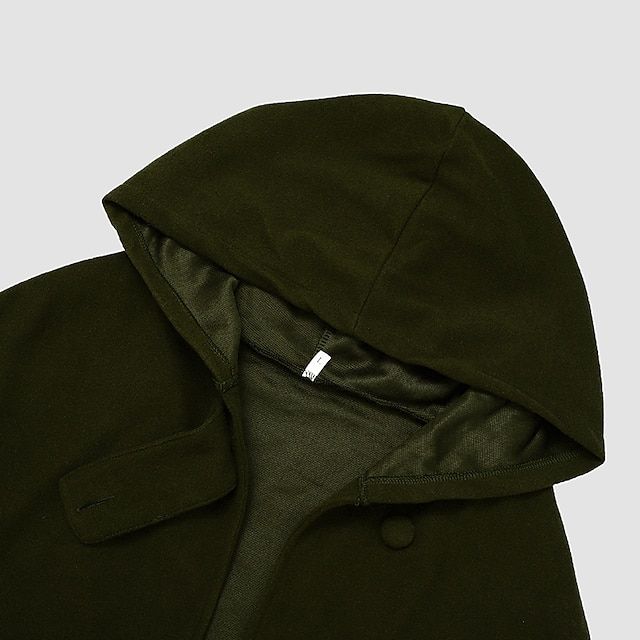 NOUVEAU RICHE Frauen Vintage Kapuzenmantel Kurz Events Stilvoll Anlässe