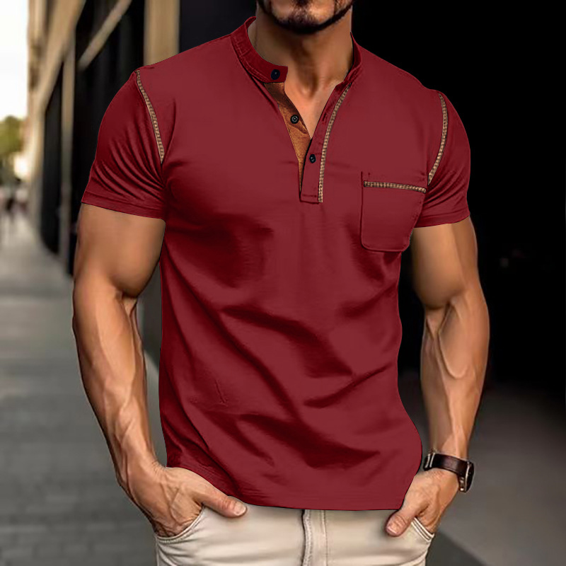 NOUVEAU RICHE Herren Polohemd Baumwolle Blau Allroundkomfort Und Freizeit