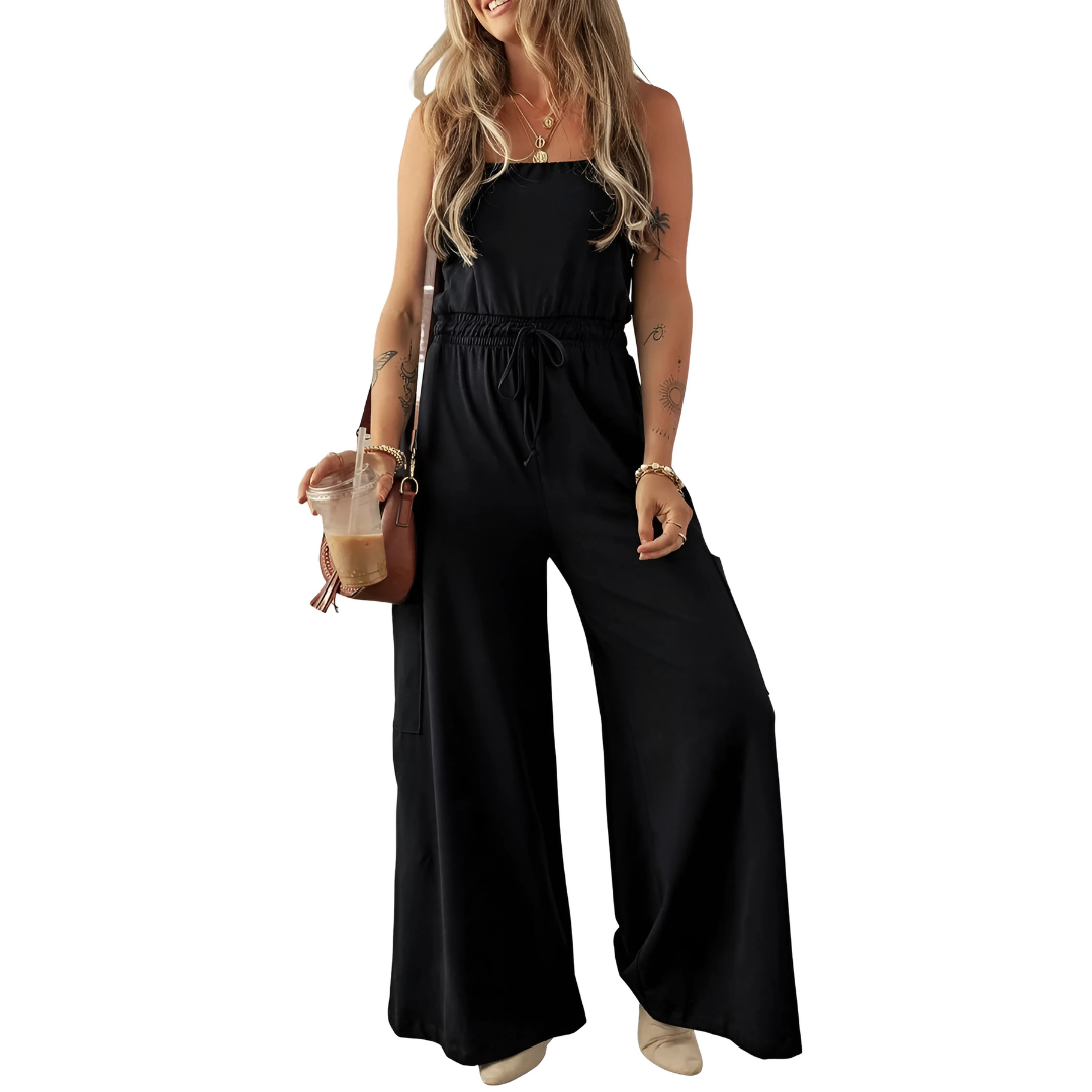NOUVEAU RICHE Druckkombination Floral Boho Mit Gerafftem Oberteil Schwarz