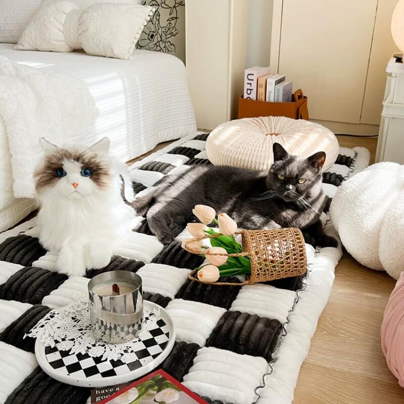 Blødt kæledyrstæppe – sofabeskytter til hunde og katte i chenille, skridsikkert hundetæppe, vaskbart – CozyCover