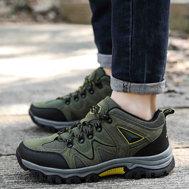 NOUVEAU RICHE Herren Wander Schuhe Schnüren Outdoor Im Freien Abenteuer