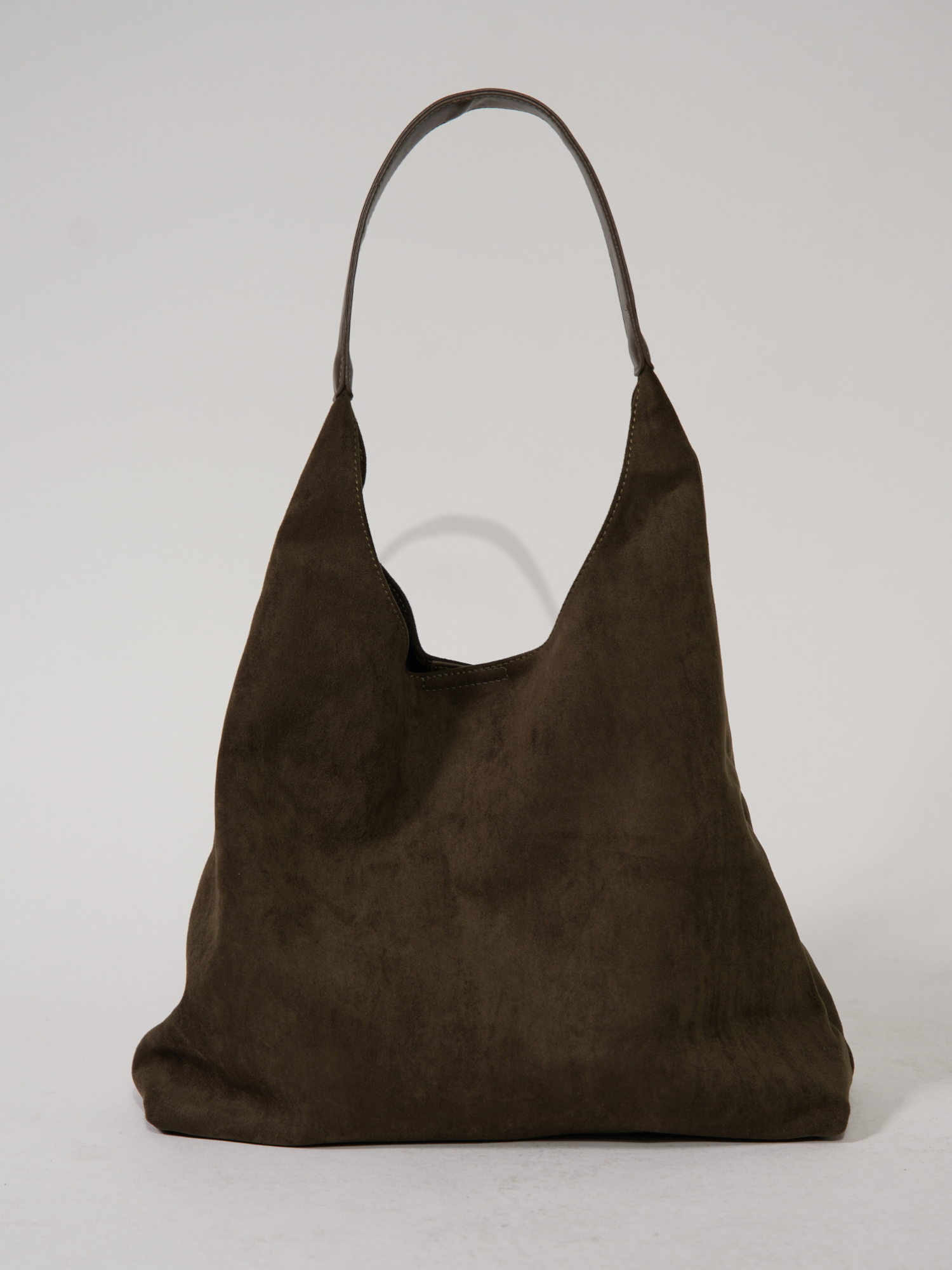 NOUVEAU RICHE Damen Leder Tote Bag – Alltagstaugliche Tasche aus Geschmeidigem Leder Grün