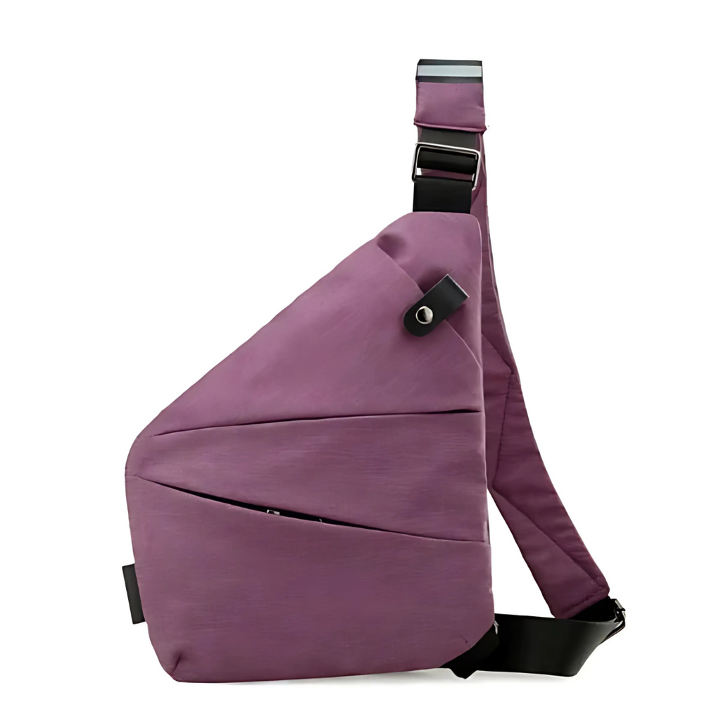 NOUVEAU RICHE Antivol-Umhängetasche Kompakt Leicht Sicher Für Reisen Purpur