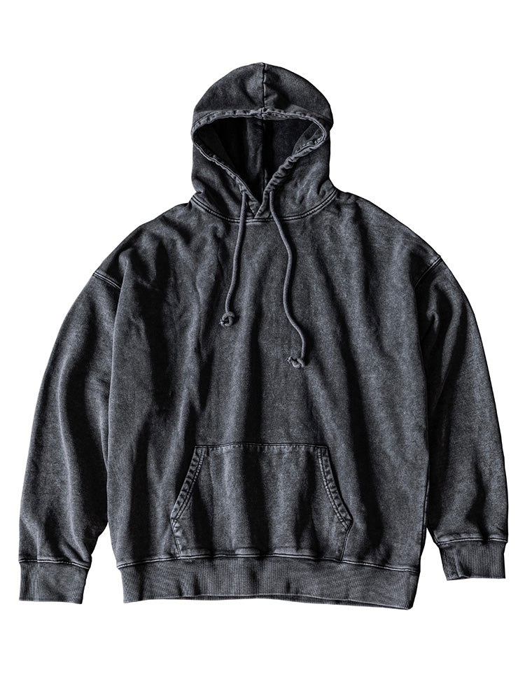 NOUVEAU RICHE 14,5 Unzen Oversized Hoodie Im Retro-Stil Mit Batik-Waschung Für Damen Und Herren Ideal Für Herbsturlaub