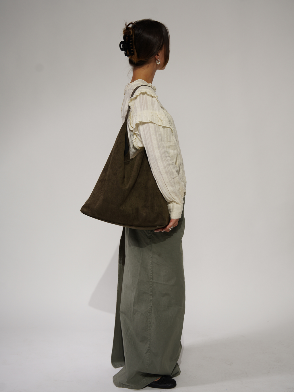 NOUVEAU RICHE Damen Leder Tote Bag – Alltagstaugliche Tasche aus Geschmeidigem Leder