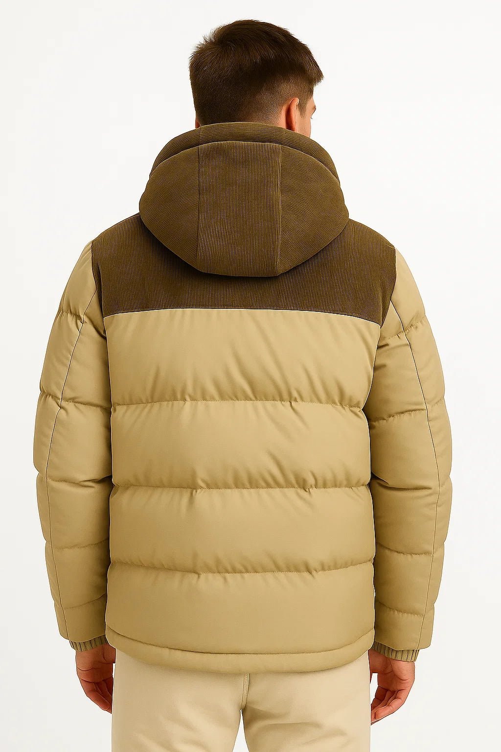 NOUVEAU RICHE Winterjacke Herren mit Kapuze – Leicht wattierte Jacke mit Reissverschluss & Seitentaschen, 5 Farben, S-3XL – Mane