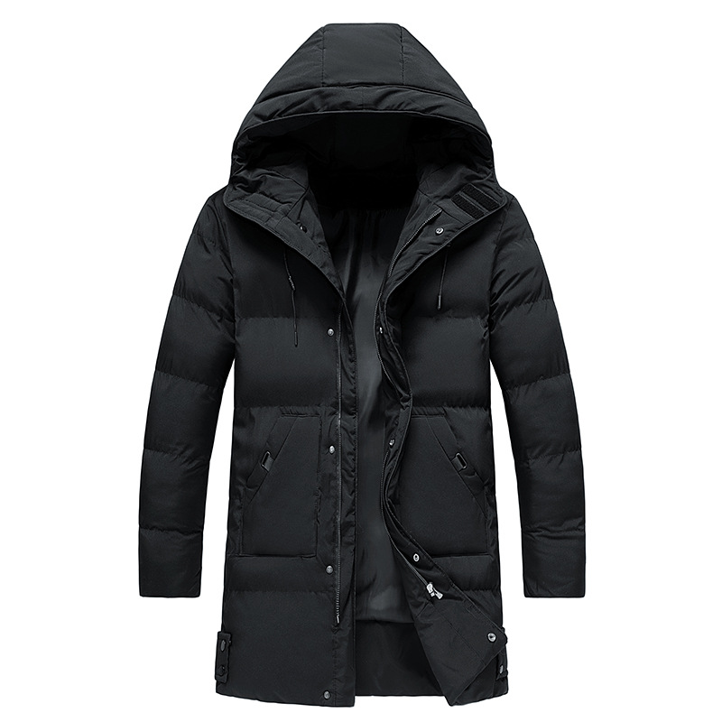 NOUVEAU RICHE Parka Jacke Herren Lange Wattierte Wasserdichte Winterjacke