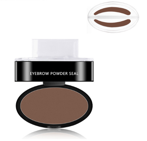 NOUVEAU RICHE Augenbrauen-Stempelset mit Puder – Wasserfester Brow Stamp, natürliches Finish, 3 Formen, Grau oder Hellbraun