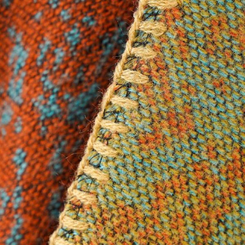 NOUVEAU RICHE Schultertuch Baumwolle-Kaschmir-Gemisch Jacquard Ganzjährig