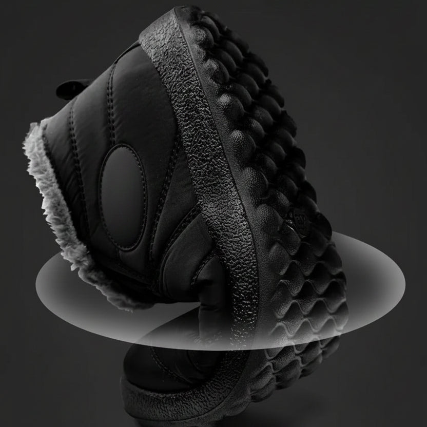 NOUVEAU RICHE Figueral | Snowy Slips | Warme und trockene Slip-Ons