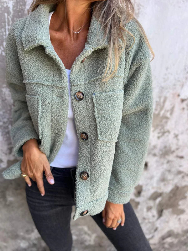 Luna | Damen Strickjacke | Kragenausschnitt