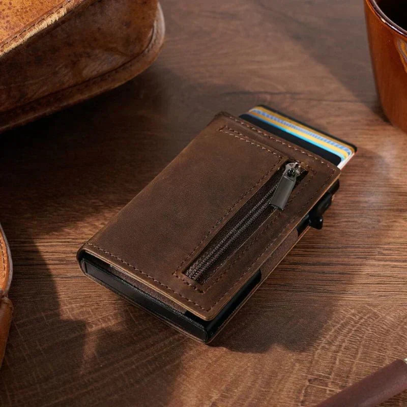 NOUVEAU RICHE Geldbörse Schlankes Kompaktes Design Sichere Bequemlichkeit