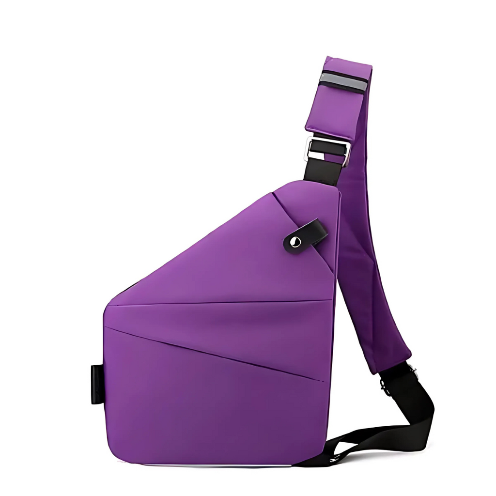 NOUVEAU RICHE Antivol-Umhängetasche Kompakt Leicht Sicher Für Reisen Violett