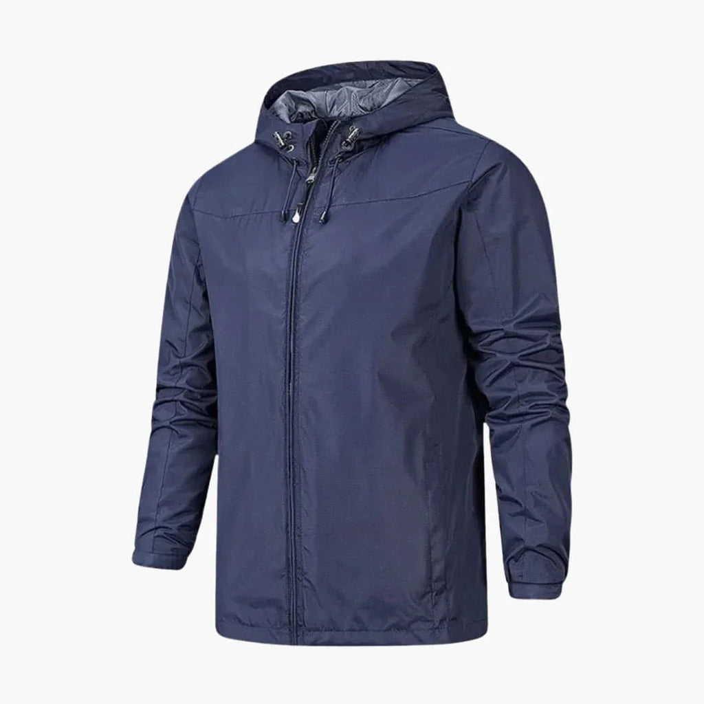 NOUVEAU RICHE Übergangsjacke Herren Wasserabweisend Schlanker Schnitt Marineblau