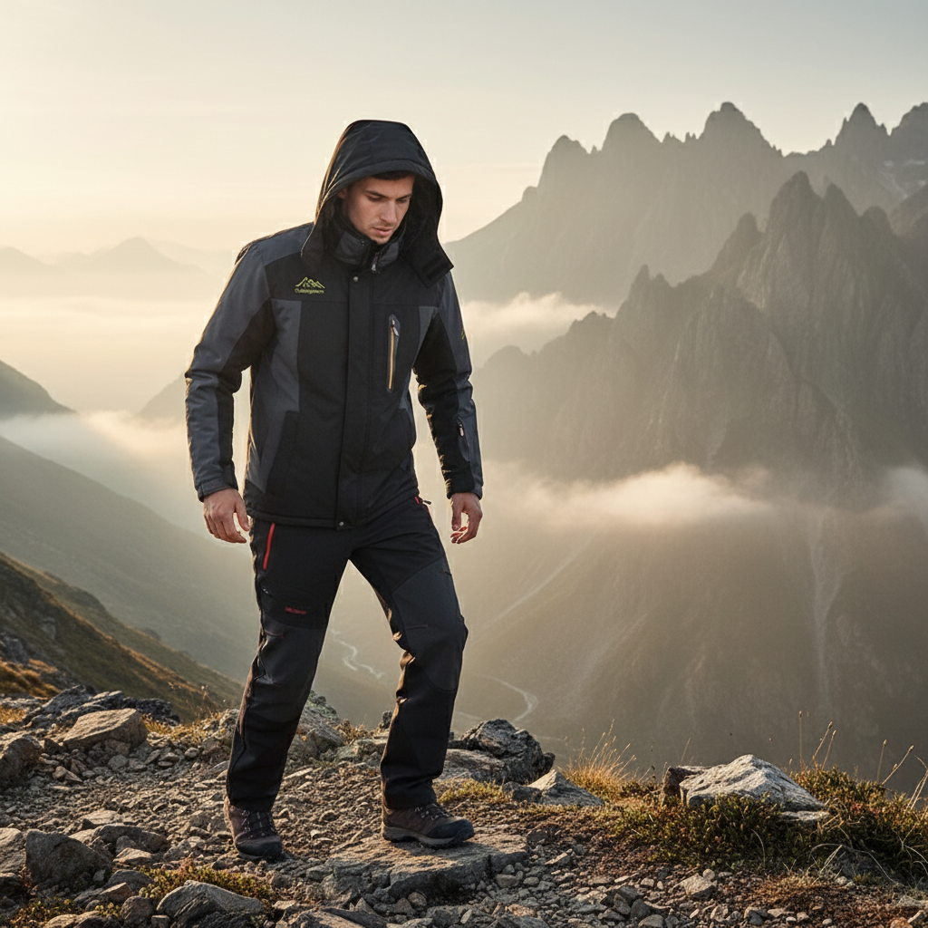 Herren Winter Set Jacke Hose Wasserdicht Atmungsaktiv