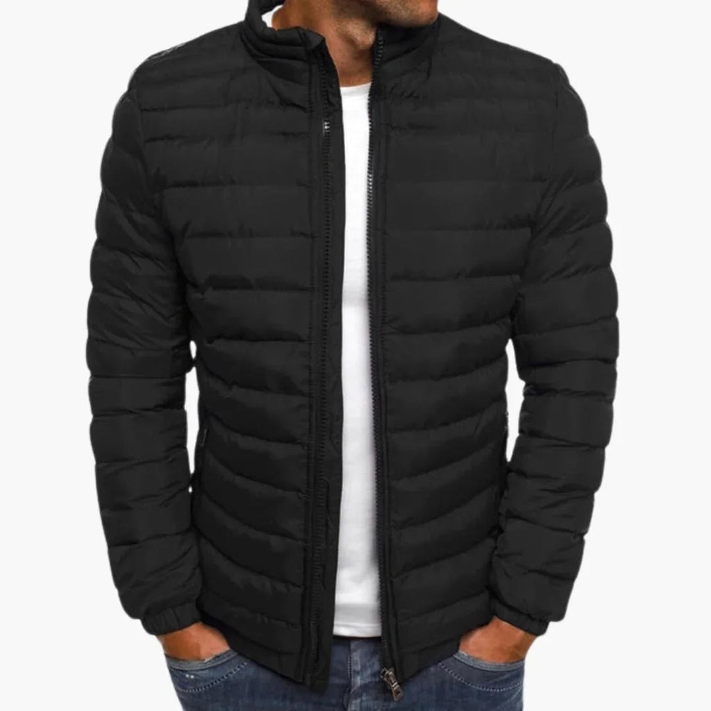 NOUVEAU RICHE Gesteppt Freizeitjacke Herren Mit Isoliertem Innenfutter Schwarz