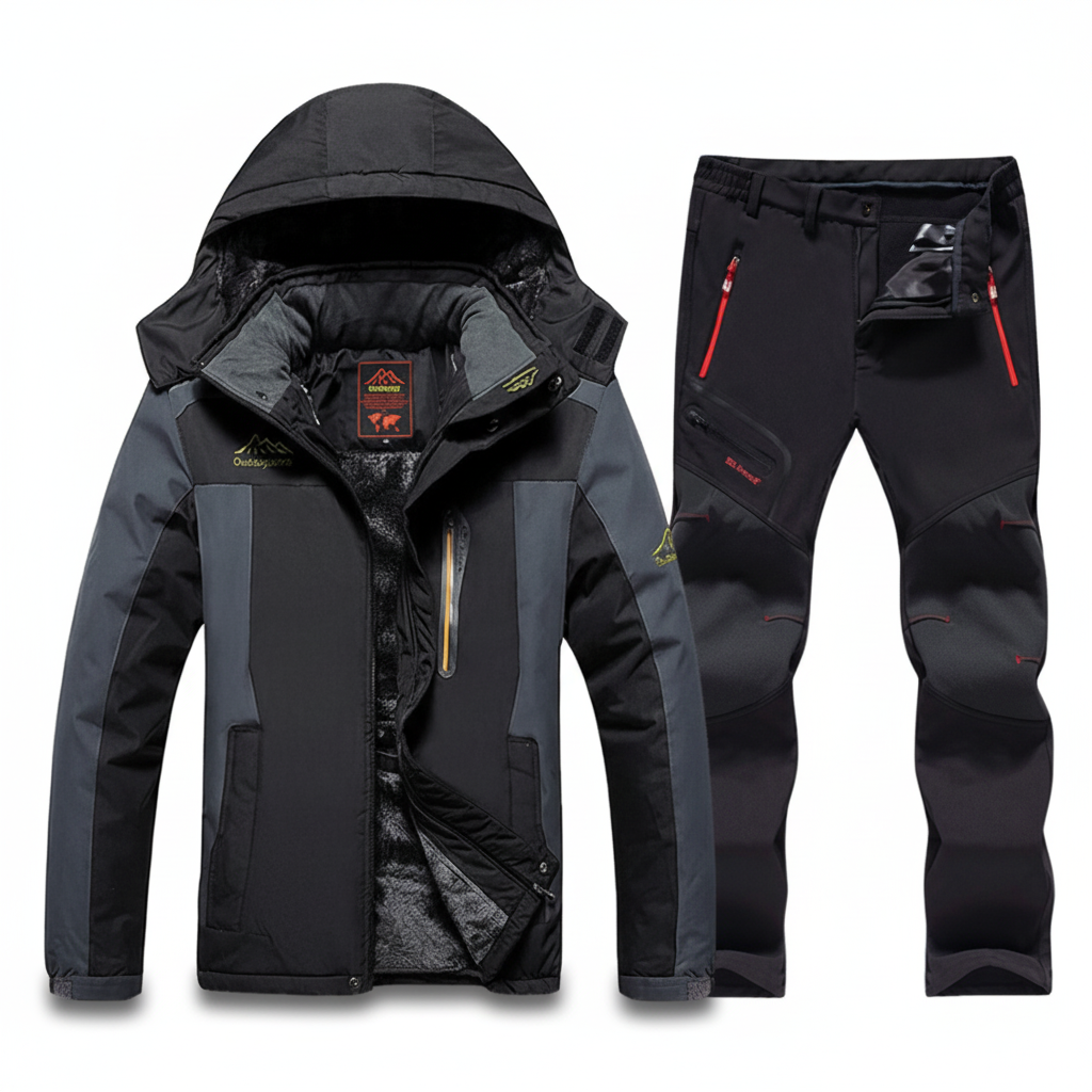 Herren Winter Set Jacke Hose Wasserdicht Atmungsaktiv