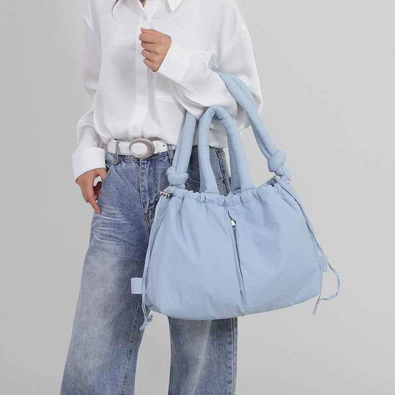 NOUVEAU RICHE Schultertasche Damen Große Alltagstasche Mit Komfortgriffen