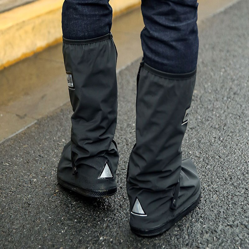 NOUVEAU RICHE Wasserdichte Schuhüberzieher für Regen & Matsch – Wiederverwendbare rutschfeste Überschuhe, faltbar, für Sneaker & Stiefel, S–2XL