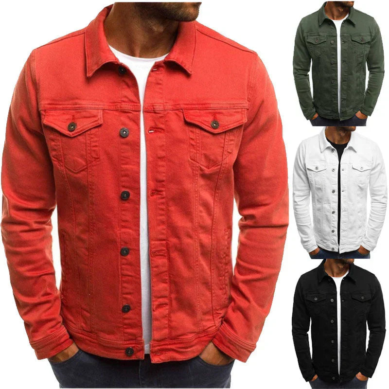 NOUVEAU RICHE Button Down Jacke Für Herren Fronttaschen Alltagstauglich