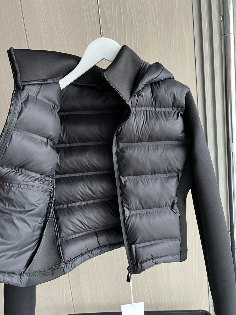 NOUVEAU RICHE Damen Daunenjacke Leichte Warme Kapuze Sportmantel