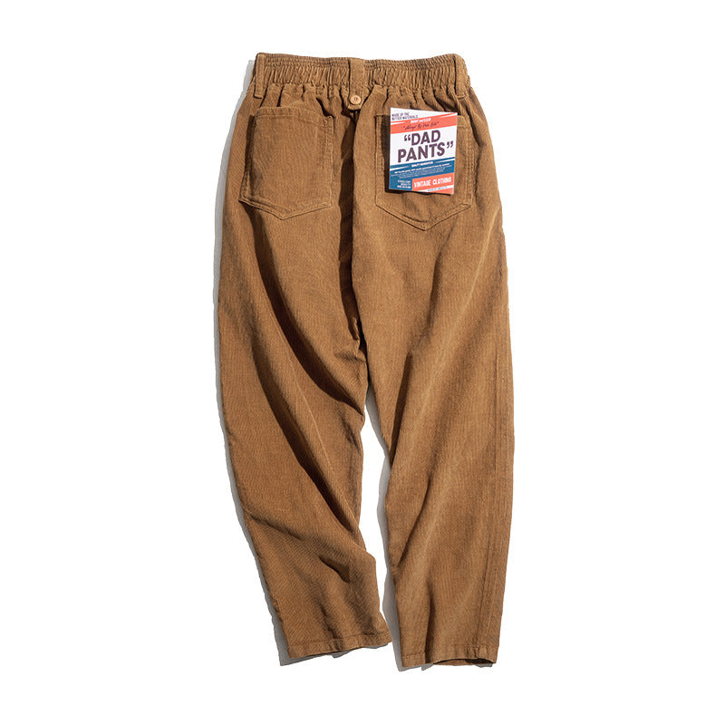 NOUVEAU RICHE Herren Corduroy Weite Beinhosen Aus 100 Prozent Baumwollcord Mit Entspanntem Schnitt Und Vintage Inspiriertem Look