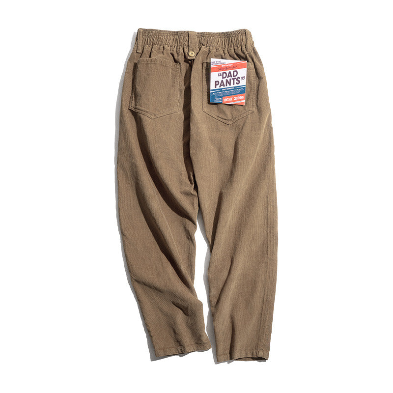 NOUVEAU RICHE Herren Corduroy Weite Beinhosen Aus 100 Prozent Baumwollcord Mit Entspanntem Schnitt Und Vintage Inspiriertem Look