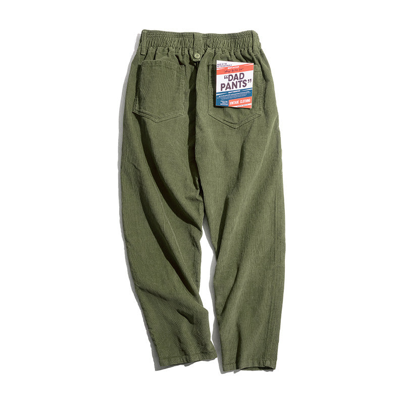 NOUVEAU RICHE Herren Corduroy Weite Beinhosen Aus 100 Prozent Baumwollcord Mit Entspanntem Schnitt Und Vintage Inspiriertem Look