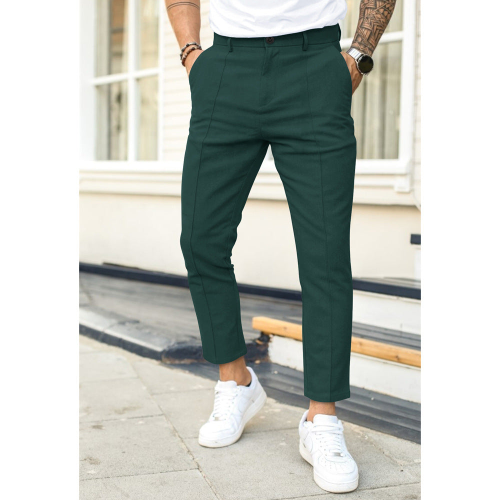 NOUVEAU RICHE Freizeithose Aus Weichem Material Dunkelblau Größe M Bequem Grün