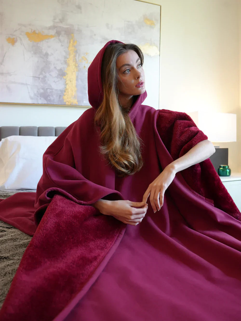 NOUVEAU RICHE Dahlia | Übergroße Eden Hoodie-Decke für ein ultimatives Komforterlebnis