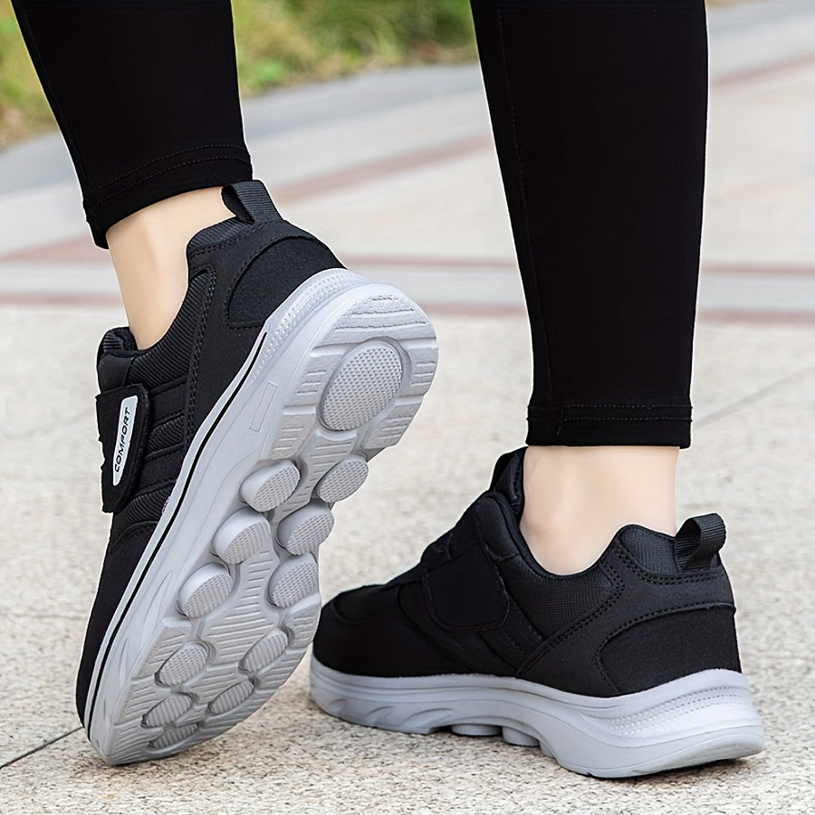 NOUVEAU RICHE Komfortable Laufschuhe mit Klettverschluss – Bequeme Sneaker mit Klett für Damen & Herren, atmungsaktiv, leicht anzuziehen – EasyStride