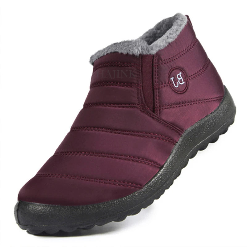 NOUVEAU RICHE Figueral | Snowy Slips | Warme und trockene Slip-Ons