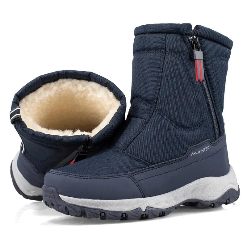 NOUVEAU RICHE Luna | Halbhohe Schneestiefel | Warme Winterstiefel