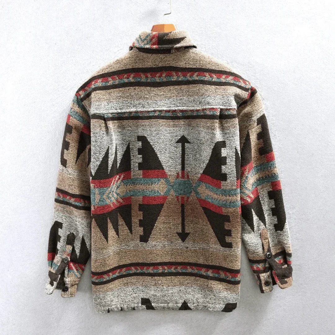 NOUVEAU RICHE Hemd Jacquard Flanell Für Herren Strukturierter Schnitt