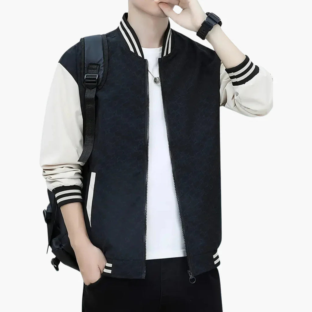 NOUVEAU RICHE Bomberjacke Herren Leichtes Material Sportlicher Schnitt