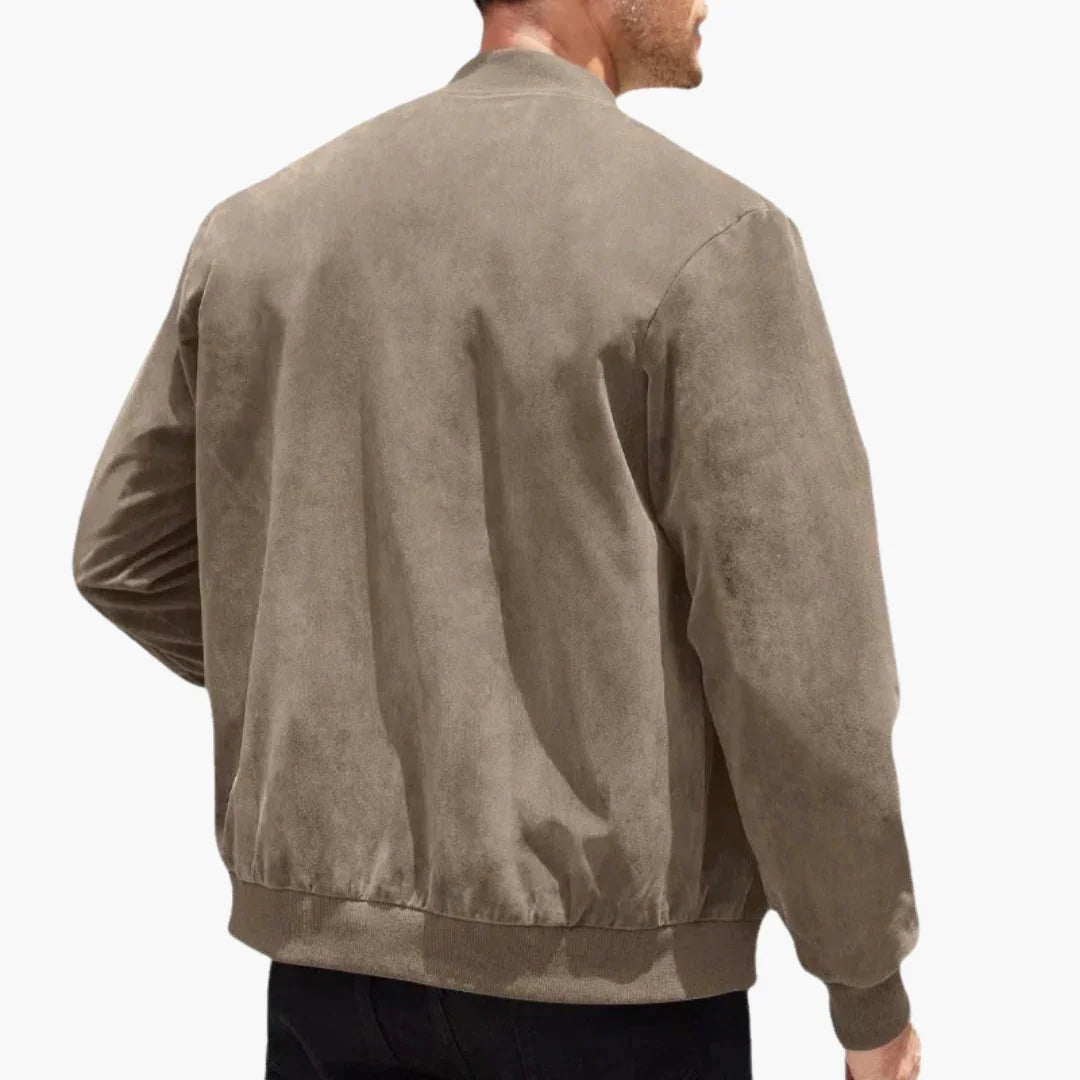 NOUVEAU RICHE Herren Jacke Strukturierte Mit Funktionalen Details Schlicht