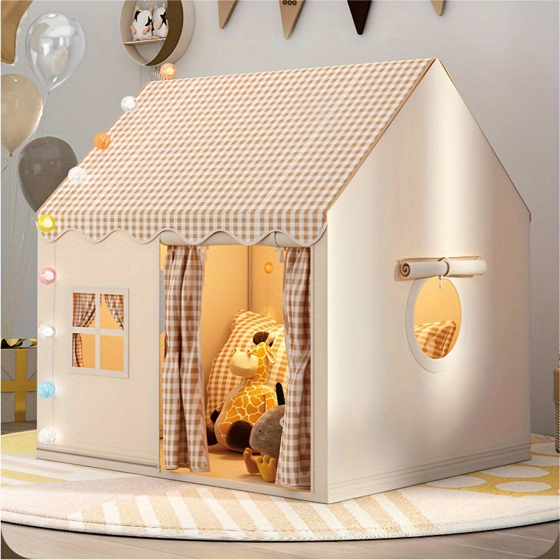 NOUVEAU RICHE Spielhaus Kinder Indoor – Grosses Spielzelt 130 x 120 x 100 cm für drinnen & draussen, einfacher Aufbau