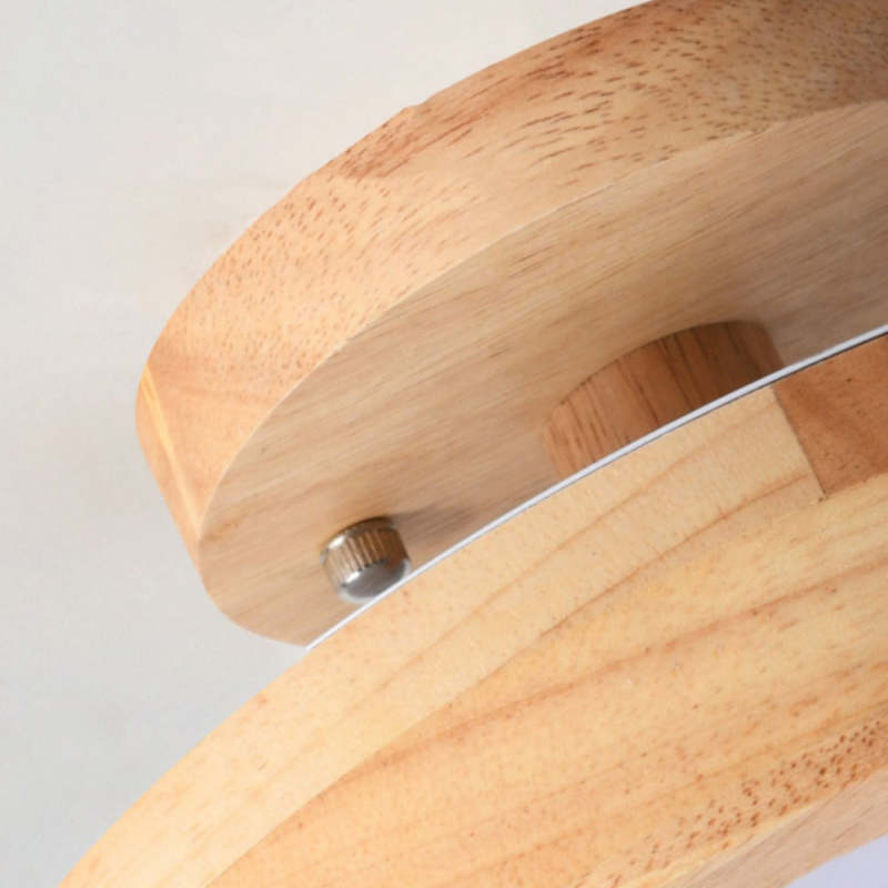 NOUVEAU RICHE Moderne LED-Deckenleuchte – Deckenlampe aus Holz & Acryl für Schlafzimmer, Esszimmer & Wohnzimmer, 5 Farben – LunaLux