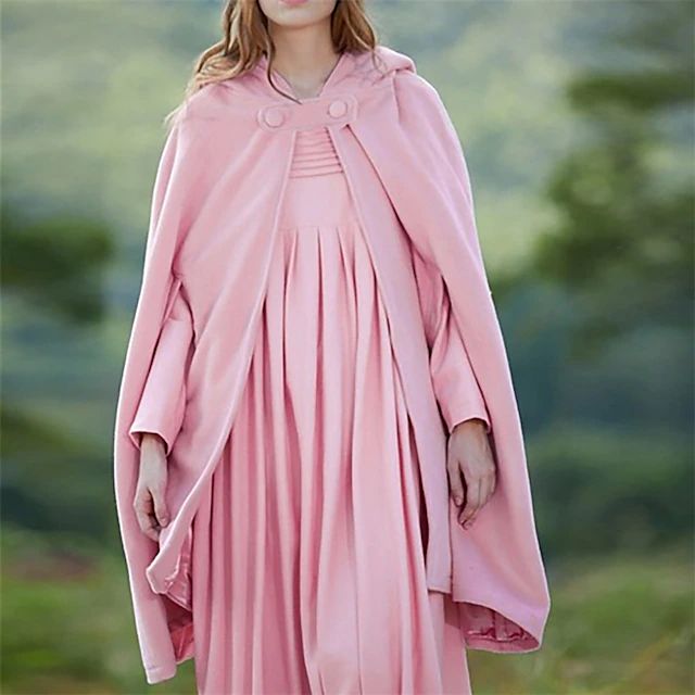 NOUVEAU RICHE Frauen Vintage Kapuzenmantel Kurz Events Stilvoll Anlässe Rosa