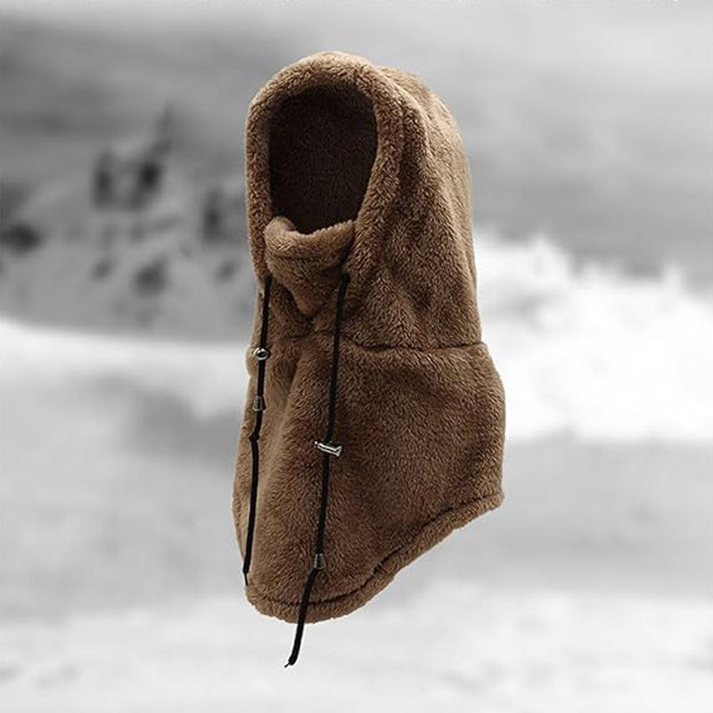 NOUVEAU RICHE 3-in-1 Wintermütze – Warme winddichte Mütze mit Halswärmer & Gesichtsmaske, Fleece gefüttert, Sturmhaube, 5 Farben – Calico
