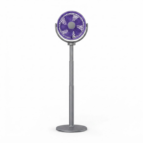 3-in-1 Standventilator mit Luftzirkulation – 5 Geschwindigkeitsstufen, 4 Höhenverstellungen, leiser USB-C-Standventilator für Schlafzimmer, Büro und Wohnmobil 0