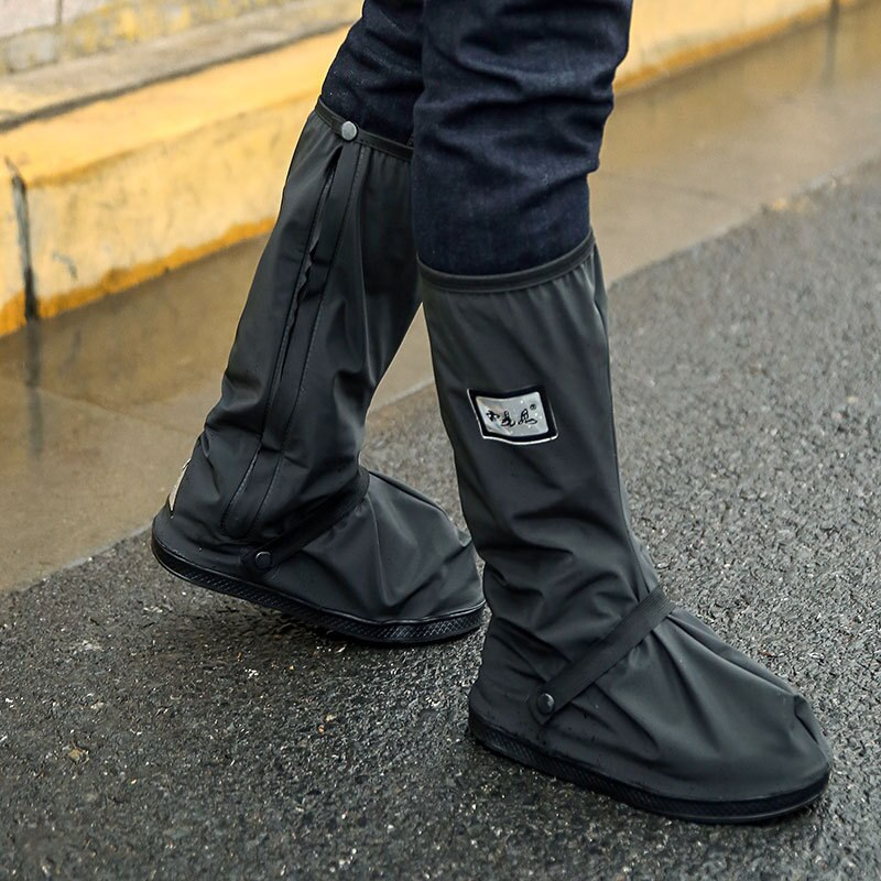 NOUVEAU RICHE Wasserdichte Schuhüberzieher für Regen & Matsch – Wiederverwendbare rutschfeste Überschuhe, faltbar, für Sneaker & Stiefel, S–2XL 2XL (EU 46-47)