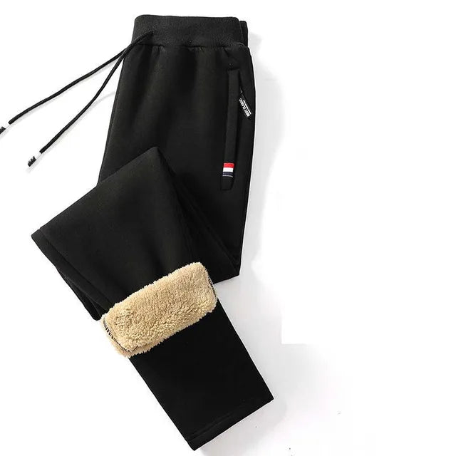 NOUVEAU RICHE Mane | Winter-Jogginghose | Gerade geschnittene Fleecehose Grau 2